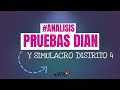 #ANALISIS PRUEBAS DIAN Y SIMULACRO DISTRITO 4