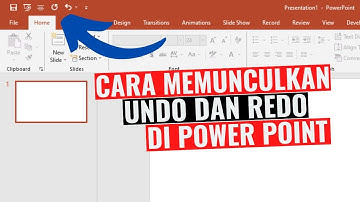 Cara Memunculkan Undo dan Redo di PowerPoint