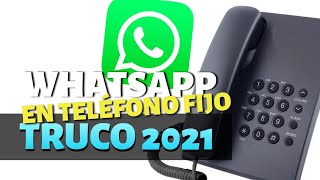 How to use WhatsApp with your landline (Trick 2021) screenshot 2