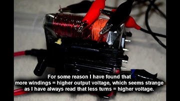 2n3055 flyback transformer driver