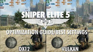 Sniper Elite 5 Optimization Guide and BEST SETTINGS | Every setting benchmark | 1080p screenshot 4