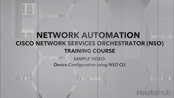NETWORK AUTOMATION USING CISCO NSO | SAMPLE VIDEO
