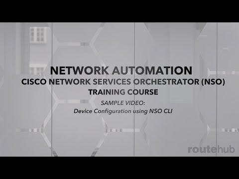 NETWORK AUTOMATION USING CISCO NSO | SAMPLE VIDEO