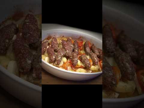 صينية البطاطس بالكفته Youtubeshorts Foryou Subscribe Viral Youtube Food كفتة بطاطس