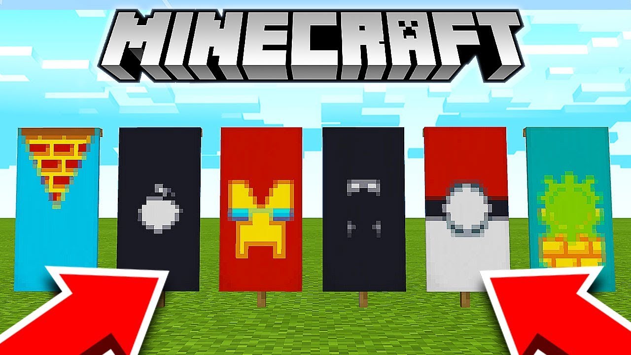 Como PERSONALIZAR os BANNERS no Minecraft! (Pocket Edition, Xbox, PC