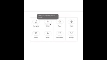 List of actions using html, css & nextjs.