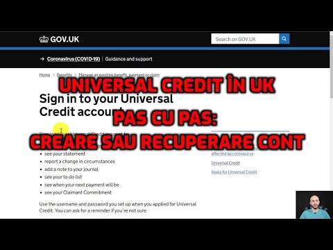 Universal Credit in UK: Cum îți creezi cont de la 0 sau cum îl recuperezi
