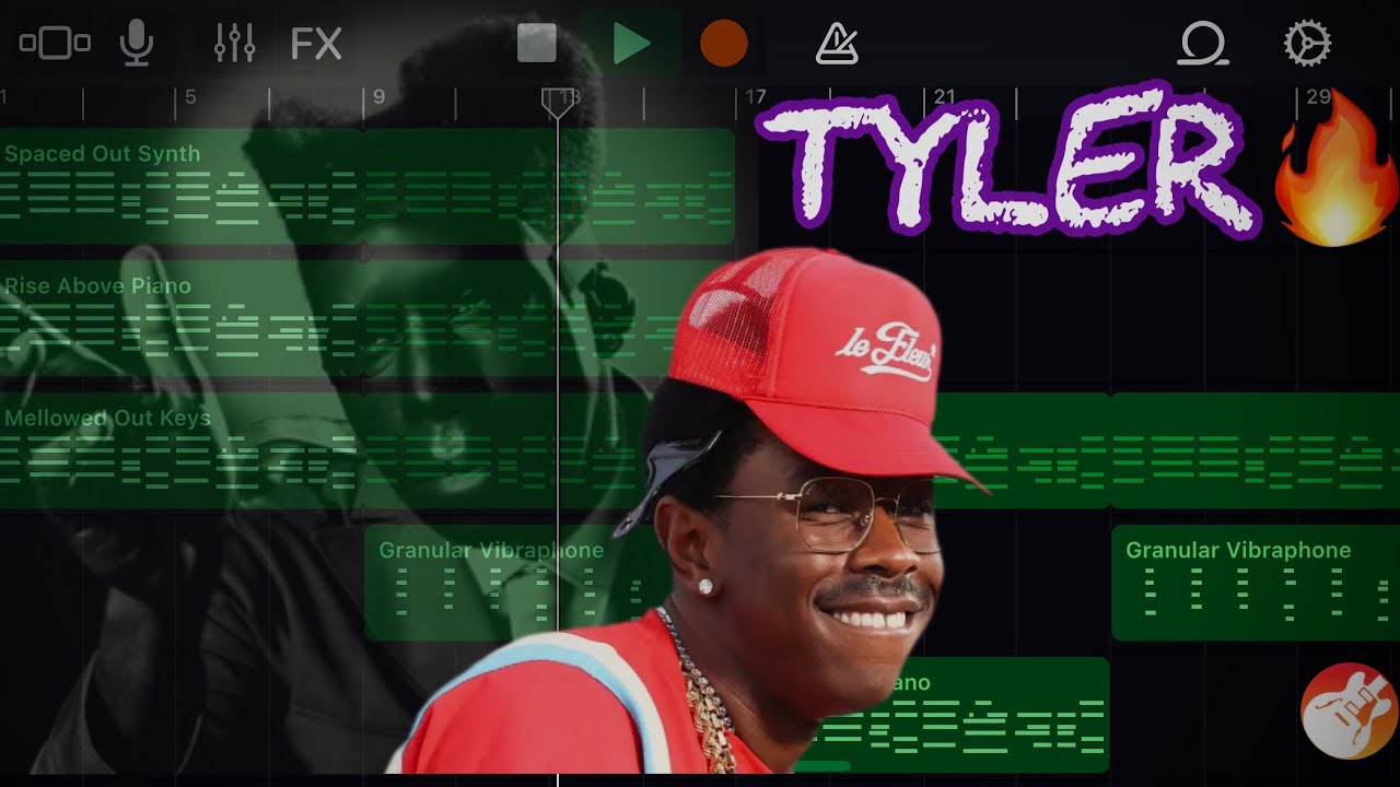 Making a Beat for Tyler, the Creator on GarageBand iOS! (CHROMAKOPIA ...