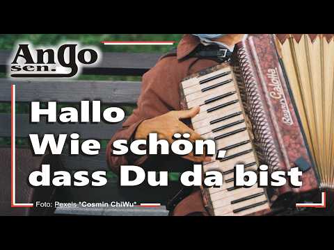 ♫ Hallo - Guten Morgen, schön, dass Du da bist ♫ Herzlich Willkommen - Welcome Song / Lied