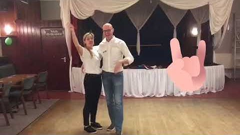 Six count swing dancing with kicks