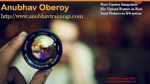 SAP UI5 Camera Integration | Capture Photo in Fiori App | Send/Receive Images to SAP Gateway