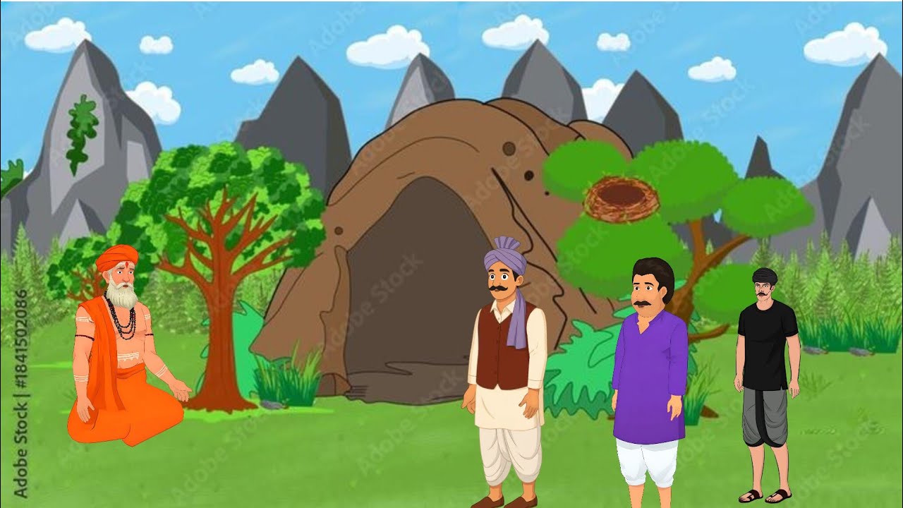 chandra grahan story in hindi cartoon story  cartoon story in hindi new story