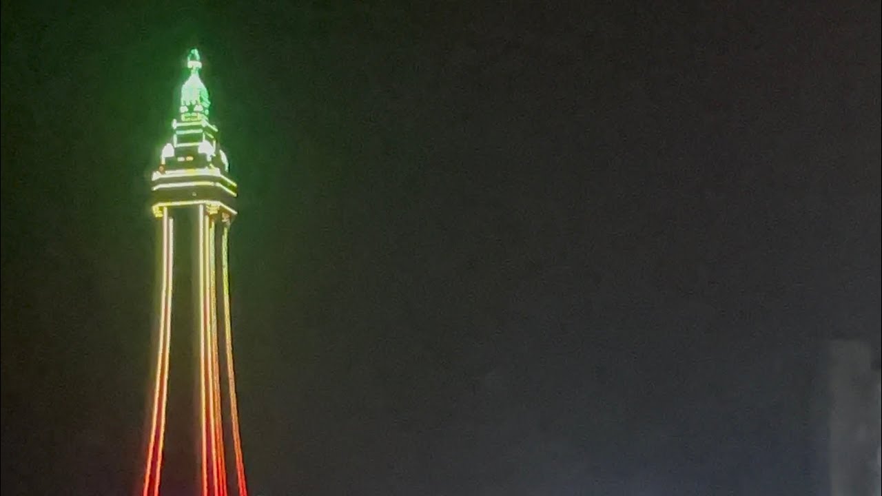 Башня Блэкпула закрывается в 00:00 #blackpool #blackpooltower #foryou #viralvideo #nightlife