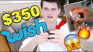 I SPENT $350 ON WISH!!! INSANE WATCH HAUL AND TRY ON (Part 1)