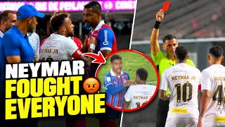 🚨 Neymar’s CRAZY Meltdown at Santos Ends With a Red Card After VAR Review 😳⚽