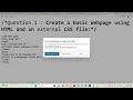 HTML + CSS interactive webpage tutorial, Computer Education (CCC , O'LEVEL)