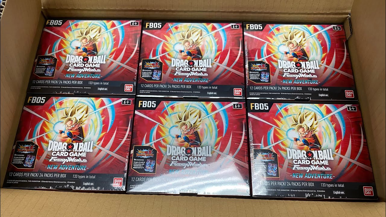 Dragon Ball Super Fusion World New Adventure FB05 Half Case Opening