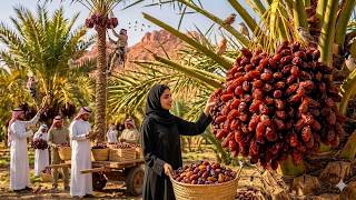Inside Saudi Arabia’s Luxury Dates Industry  Ajwa &amp; Safawi Harvesting Process