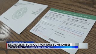 Low turnout for jury duty in Taylor County after change in summons cards