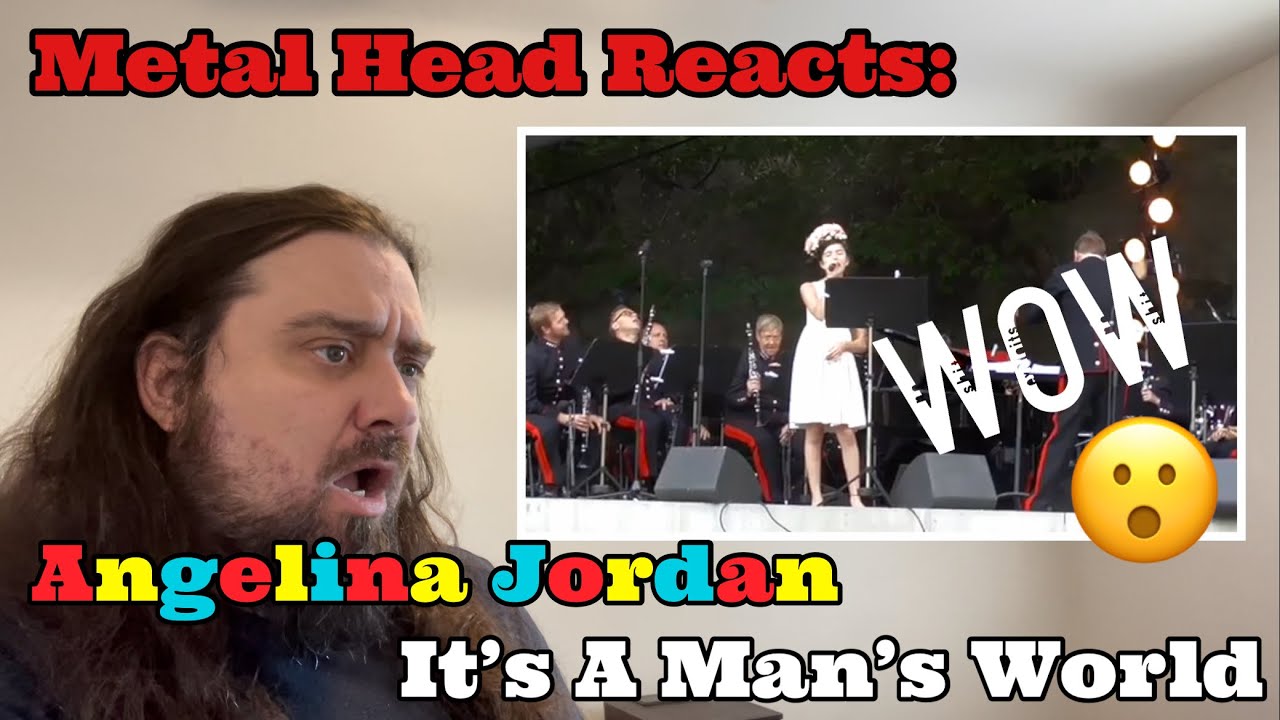 Metal Head Reacts: Angelina Jordan - It’s A Man’s World Live
