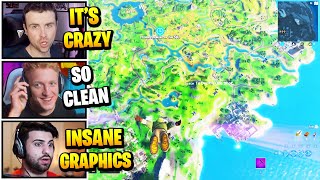 Streamers FIRST GAMEPLAY On Fortnite Chapter 2 *NEW* MAP | Season 11 Full Battle Pass Tier 100