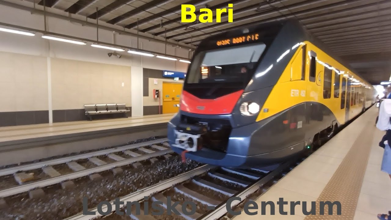 Odc. 61 Ferrotramviaria Jak Dotrzeć z Lotniska Do Centrum Bari (Pociągiem)