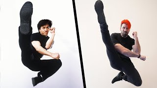 Trying Jackie Chan Stunts In Real Life! screenshot 3