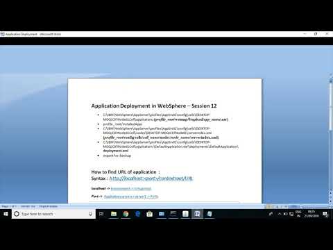 वीडियो: मैं WebSphere एप्लिकेशन सर्वर में एप्लिकेशन कैसे प्रारंभ करूं?