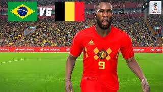 Brazil vs Belgium Prediction | FIFA World Cup 2018 Quarter Finals | PS4 PES 2018 Gameplay