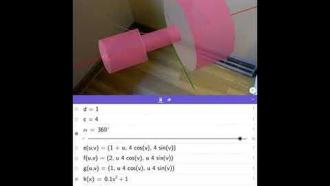 Disc Method (REVAMPED): Exploration in GeoGebra 3D with Augmented Reality
