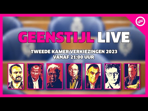 Geenstijl TK23 Uitslagenavond LIVE