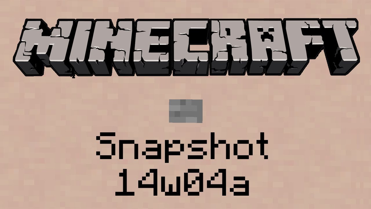 Minecraft Snapshot 14w04a -- CEILING & FLOOR BUTTONS, /PARTICLE AND MORE!