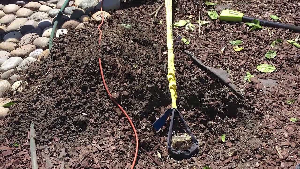 Removing a Tree Stump with my Jeep's winch [V11] - YouTube
