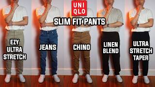 COMPLETE Guide To Uniqlo Slim Fit Pants (EZY Jeans, Ultra Stretch, Chinos, Linen Blend)