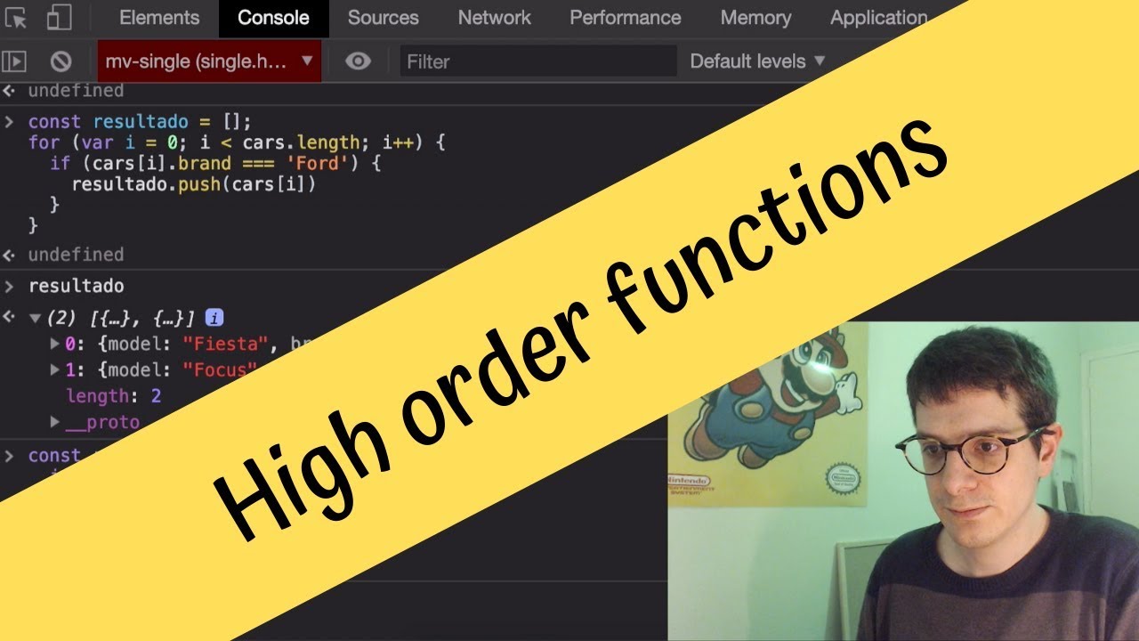 ¿Qué son las High Order Functions? Te lo enseño con un ejemplo - YouTube