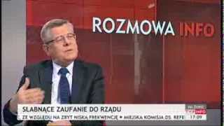 Prof. Tomasz Nałęcz Pis Skrajnie Upolitycznił Referendum Inforozmowa Tvp Info, 14.10.2013