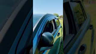 Складывание зеркал заднего вида на Dodge Caliber.