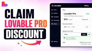How to Claim Lovable Pro $5 First Month Discount (Step by Step)