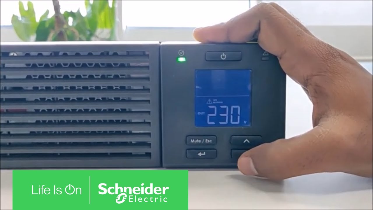 residential wind turbine How to Set the Output Voltage for SRV6KL-IN Through the Display | Schneider Electric Support