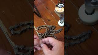 自転車チェーンのクリップの脱着方法#ピストバイク #固定ギア #自転車整備