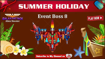 Galaxy Attack: Alien shooter | New Summer Holiday Event 2022 Boss 8 | By Apache Gamers