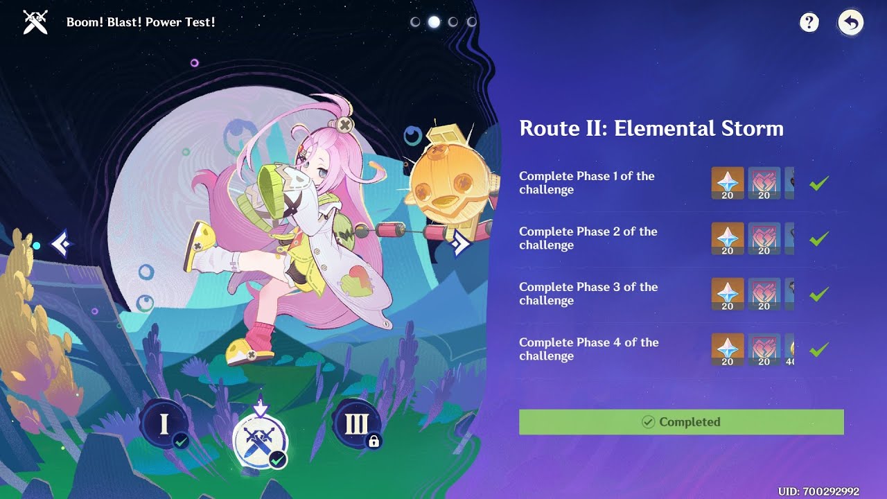 Boom! Blast! Power Test! - Route II: Elemental Storm | Clink Clank Clash [ Genshin Impact ]