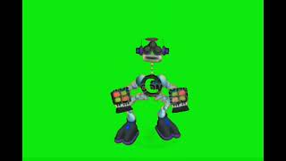 Clubbox In Fire Heaven Green Screen