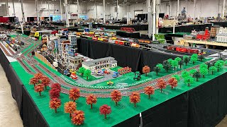 LEGO Train Layout By LGMS - BrickFair VA 2023