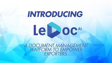 Introducing LeDoc: The Future of Export Document Automation is Here! | LeRemitt