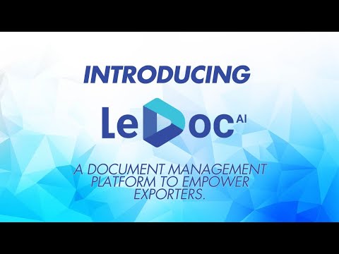 Introducing LeDoc: The Future of Export Document Automation is Here! | LeRemitt - video from LeRemitt
