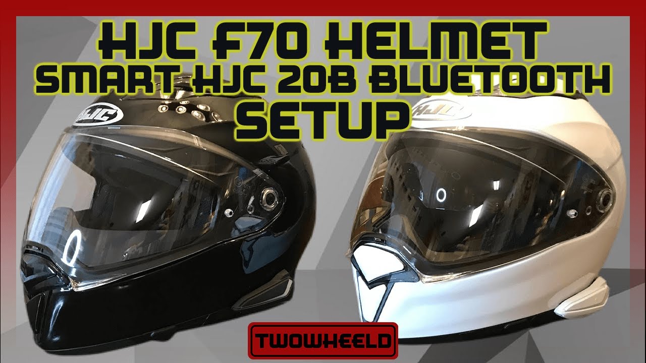 20b Setup | HJC F70 Helmet | Sena Bluetooth Headset YouTube
