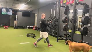 Split Stance Ipsilateral Cable Row W/ Rotation