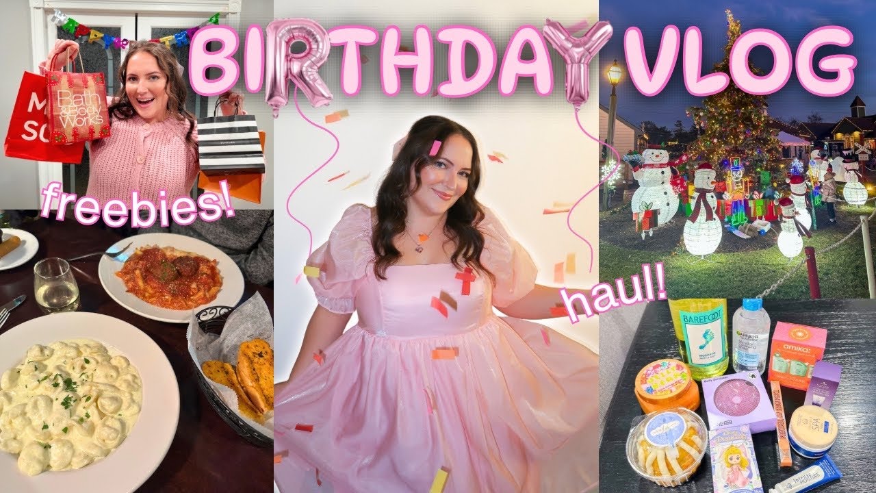 Видеоблог ко Дню рождения, 28 лет 🎂 *Покупки и что я подарю на Рождество!*