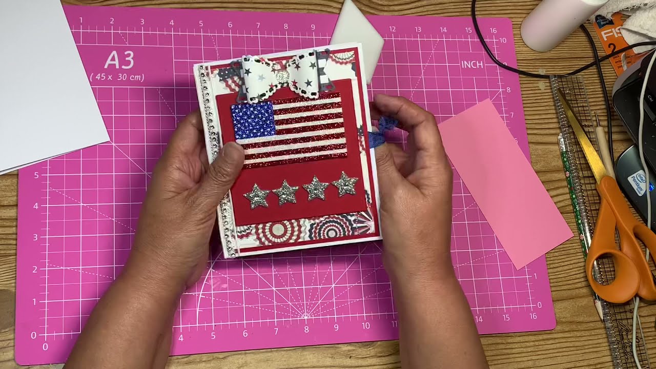 Brag book using one 12x12 sheet of cardstock ~ ASC design team tutorial